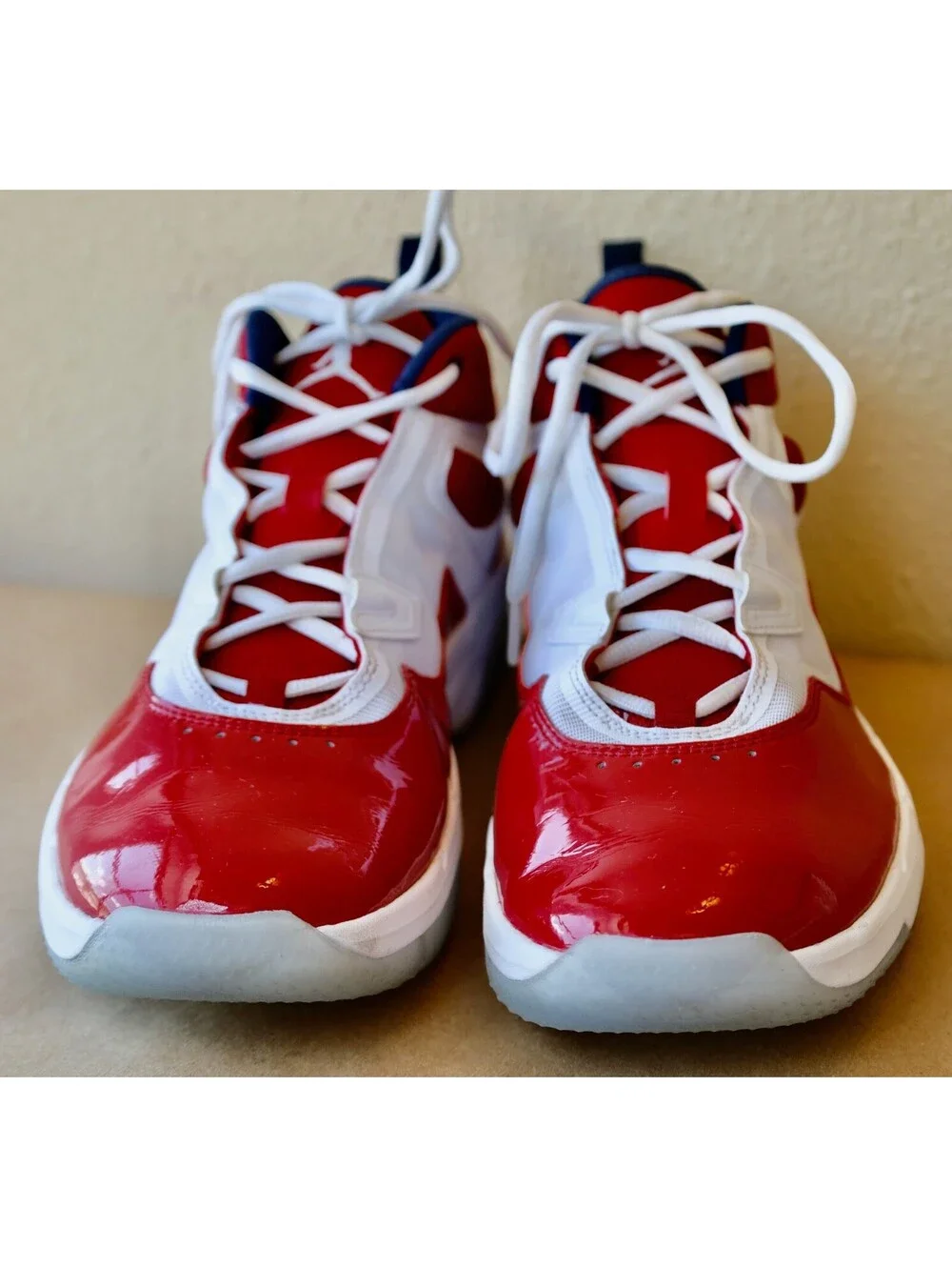 Size 11 - Air Jordan Stay Loyal 3 White Varsity Red Navy Mens